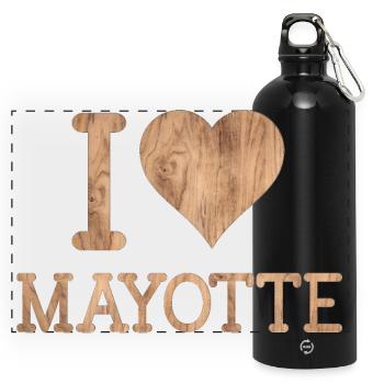 T SHIRT MAYOTTE  - Gourde panoramique avec mousqueton 750 ml - noir - Devant