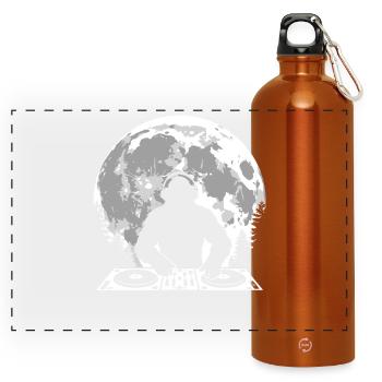 Bigfoot DJ Moon - Gourde panoramique avec mousqueton 750 ml - orange - Devant