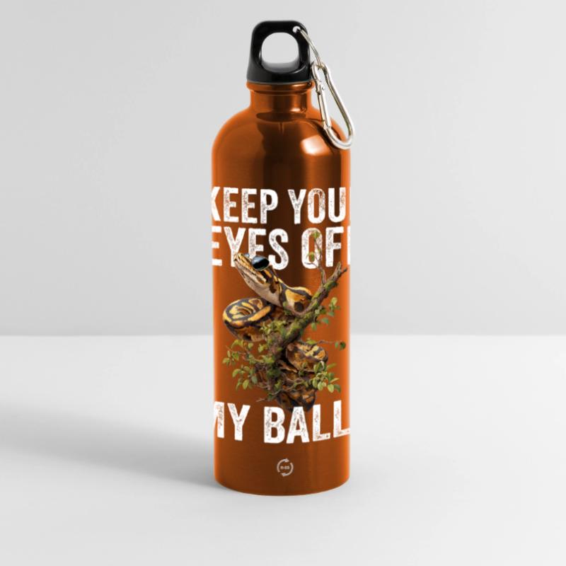 Königspython Schlangen Liebhaber Terrarium Python Panorama Trinkflasche mit Karabiner 750 ml