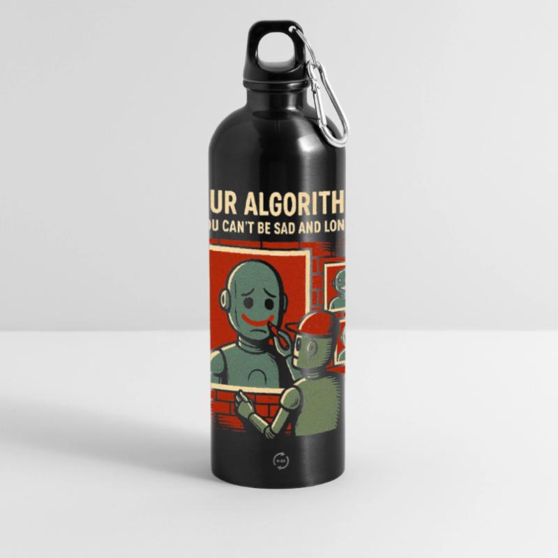 Notre chemise d’algorithme pour les programmeurs et les créateurs Gourde panoramique avec mousqueton 750 ml