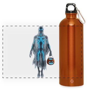 Digital Spirit - Panoramic Drinks Bottle with Carabiner 750 ml - burnt orange - Front