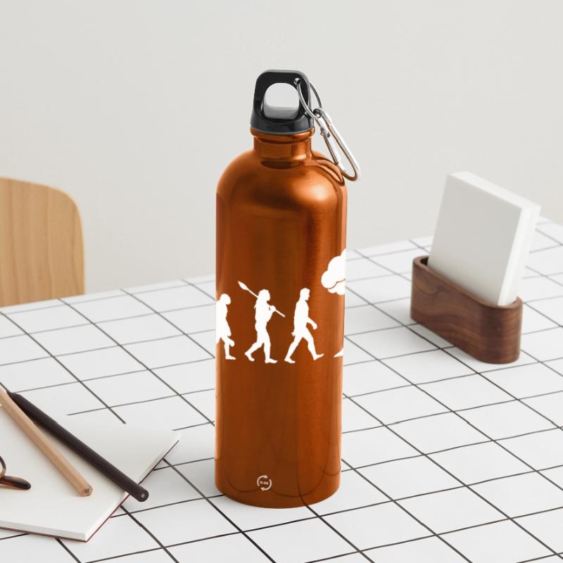 Evolution-Atombombe Panorama Trinkflasche mit Karabiner 750 ml