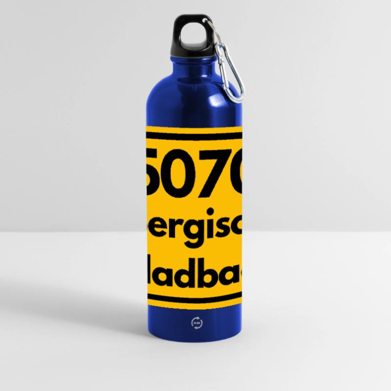OLD POSTCODE POSTCODE RETRO 5070 BERGISCHGLADBACH Panoramic Drinks Bottle with Carabiner 750 ml