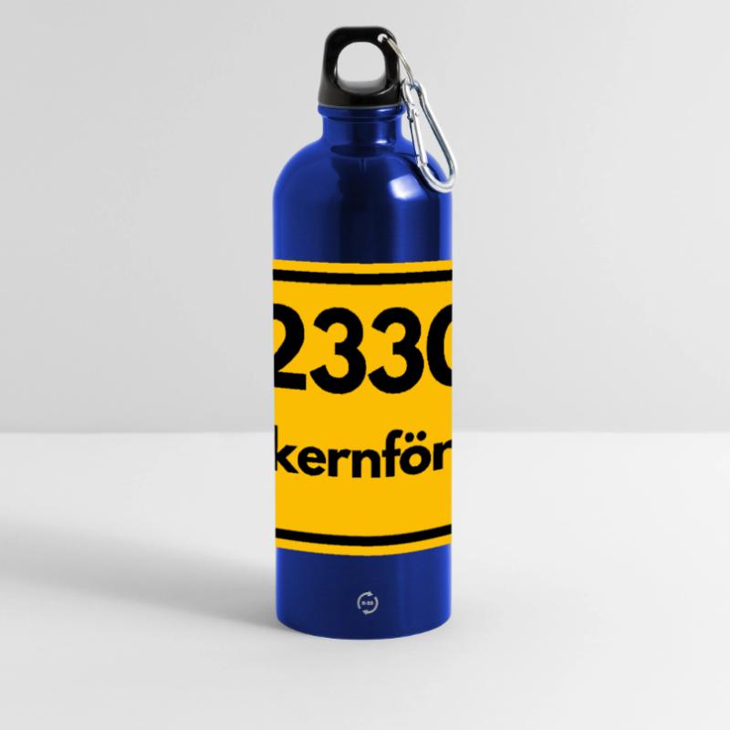 OLD POSTCODE POSTCODE RETRO 2330 ECKERNFÖRDE FJORD Panoramic Drinks Bottle with Carabiner 750 ml