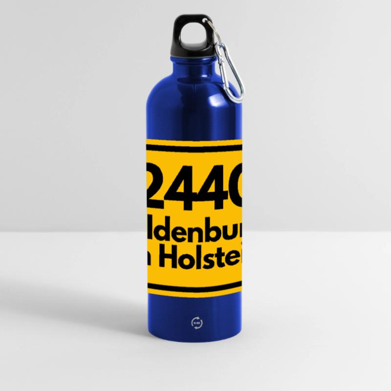 OLD POSTCODE POSTCODE 2440 OLDENBURG IN HOLSTEIN Panoramic Drinks Bottle with Carabiner 750 ml