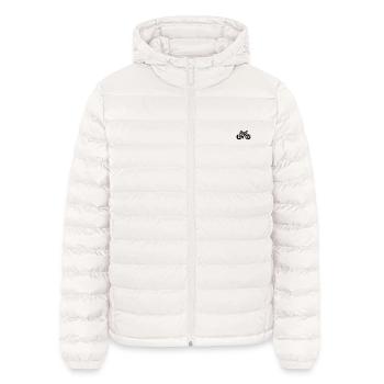 Fahrrad - Nie radlos - Lightweight Männer Steppjacke von Stanley/Stella - Gebrochenes Weiß - Vorne