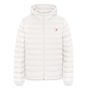 Baby Fußabdruck  - Lightweight Männer Steppjacke von Stanley/Stella - Gebrochenes Weiß - Vorne