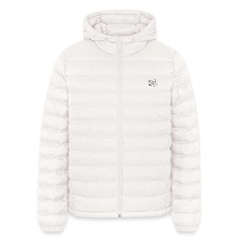 Hast Du Brot? - Ente mit Messer - Lightweight Männer Steppjacke von Stanley/Stella - Gebrochenes Weiß - Vorne