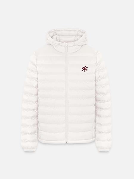 Oktopus bestickt - Lightweight Männer Steppjacke von Stanley/Stella - Gebrochenes Weiß