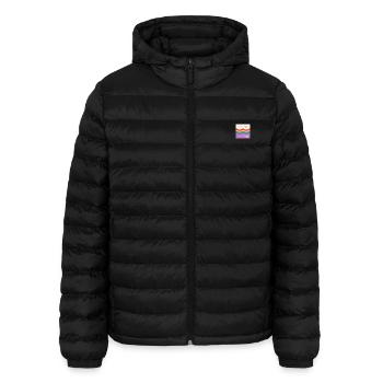 Regenbogenenergie - Lightweight Männer Steppjacke von Stanley/Stella - Schwarz - Vorne