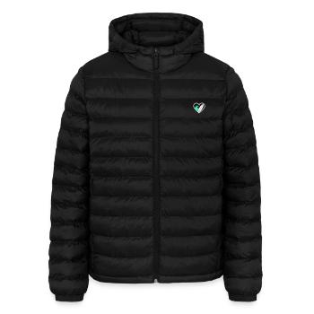 Surf Heart Board Wave Ocean Geschenk - Lightweight Männer Steppjacke von Stanley/Stella - Schwarz - Vorne