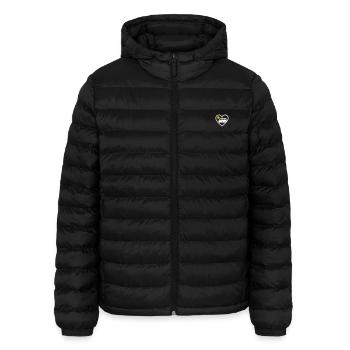 Vanlife Heart Van Reise Road Abenteuer - Lightweight Männer Steppjacke von Stanley/Stella - Schwarz - Vorne
