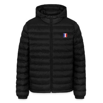 Flag France Classic - Lightweight Männer Steppjacke von Stanley/Stella - Schwarz - Vorne