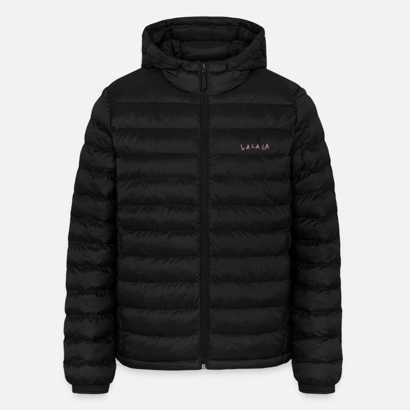 LA LA LA embroidered - Lightweight Men’s Padded Jacket by Stanley/Stella - black
