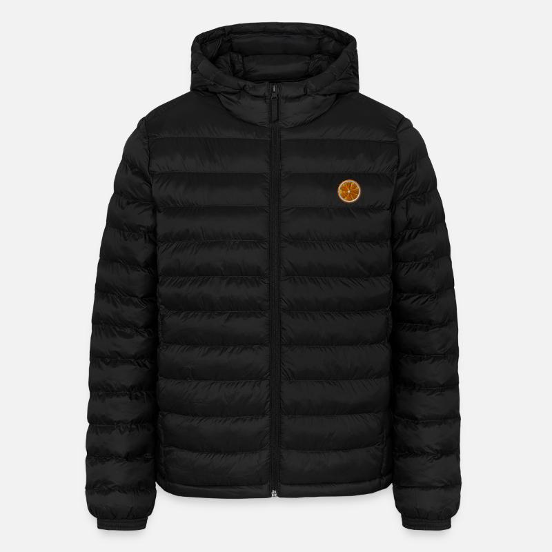 Orange bestickt - Lightweight Männer Steppjacke von Stanley/Stella - Schwarz