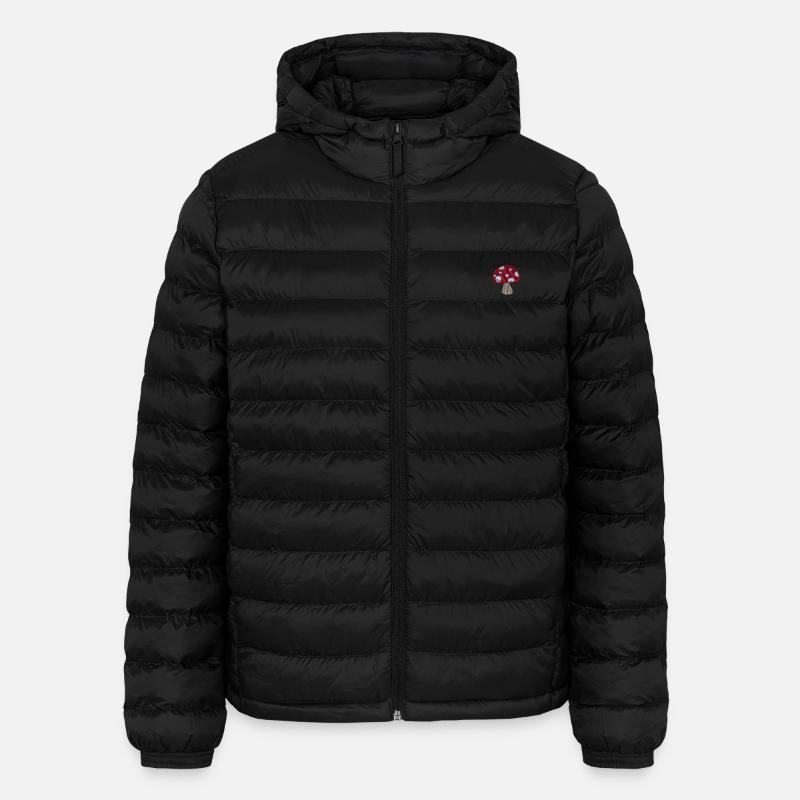 Pilz bestickt - Lightweight Männer Steppjacke von Stanley/Stella - Schwarz