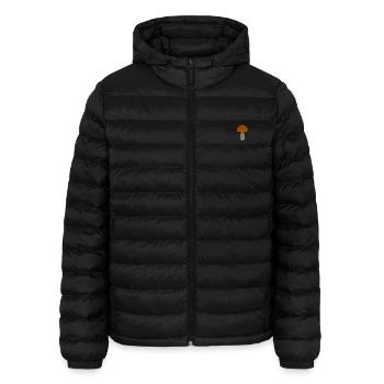 Champignon brodé - Veste matelassée légère homme Stanley/Stella - noir - Devant