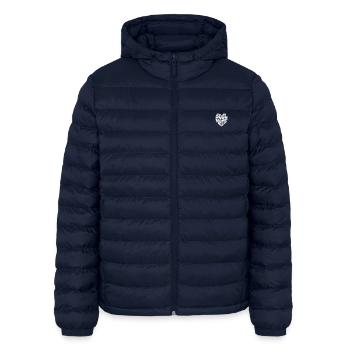 Soul Mate Retro Heart – Anpassbare Farbe - Lightweight Männer Steppjacke von Stanley/Stella - Navy - Vorne