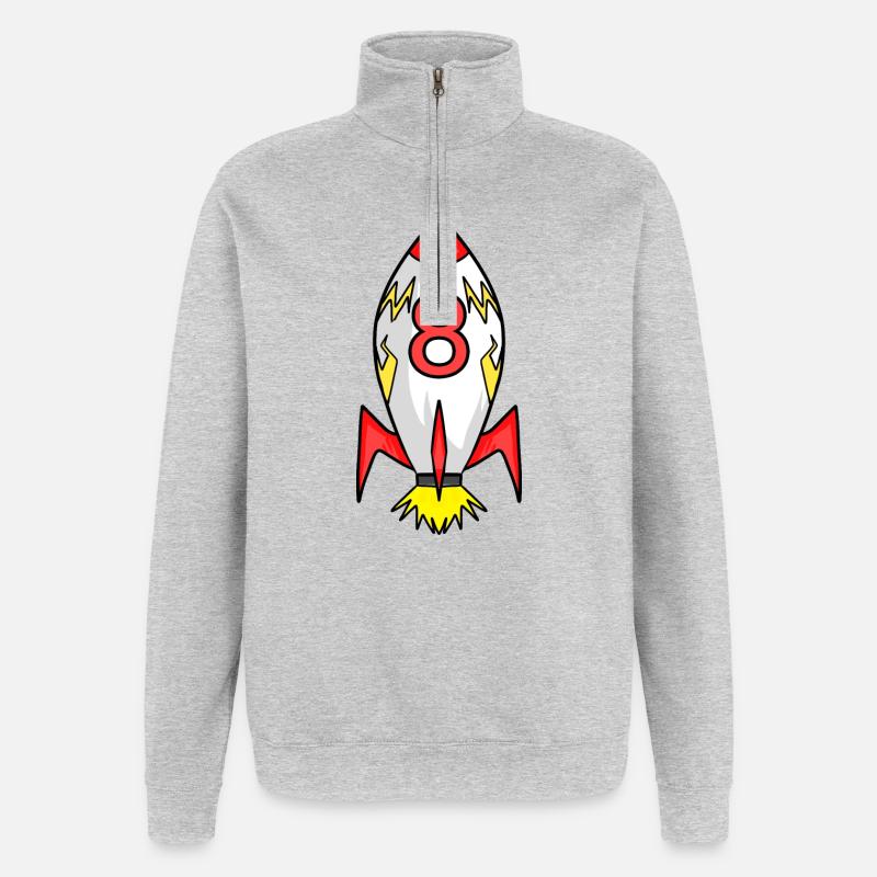 Rocket 8 years - Quarter-Zip Sweatshirt - heather grey