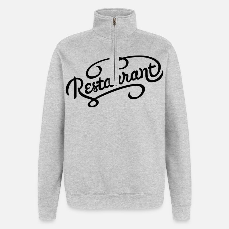 Restaurant - Quarter-Zip Sweatshirt - heather grey
