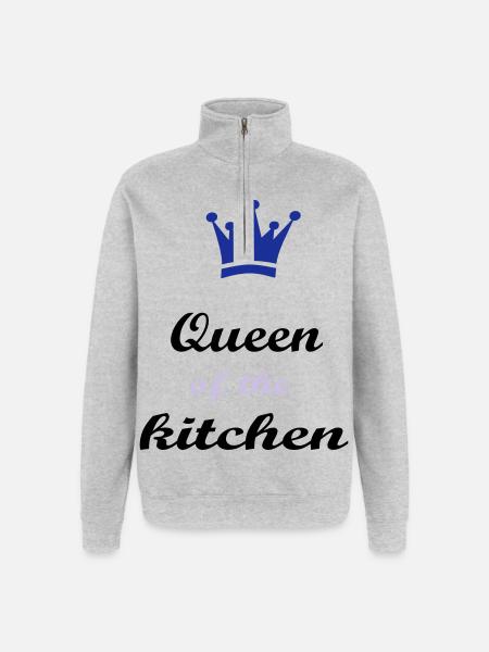 Cook - Quarter-Zip Sweatshirt - heather grey