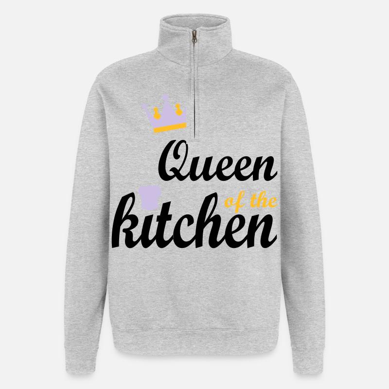 Cook - Quarter-Zip Sweatshirt - heather grey