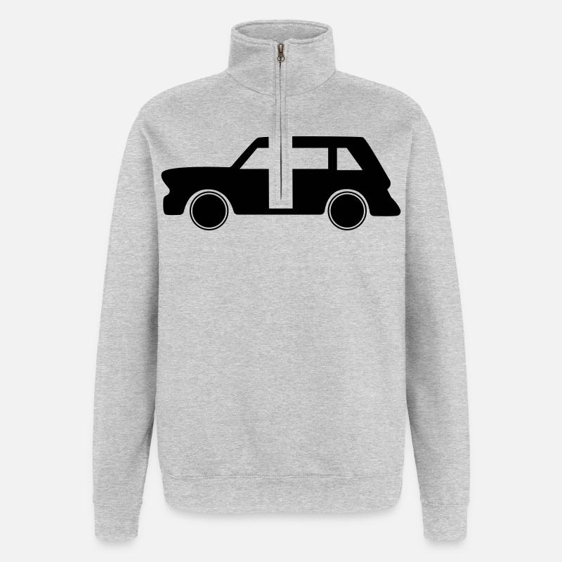 automobile - Quarter-Zip Sweatshirt - heather grey