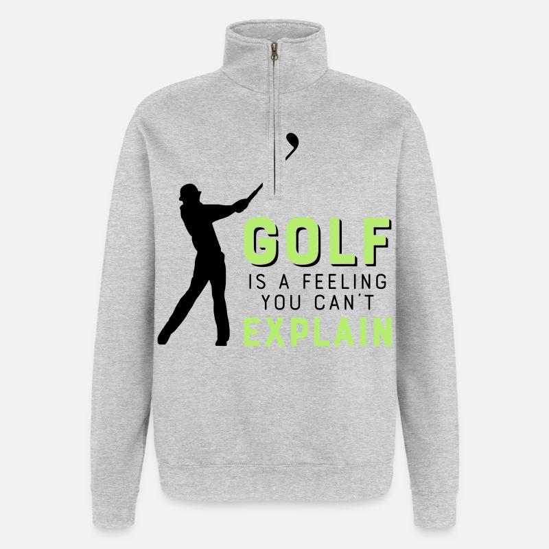 golf - Quarter-Zip Sweatshirt - heather grey