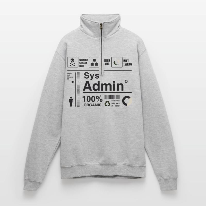sys admin Computer Nerd pc Kit programmer Humor lo Quarter-Zip-Sweatshirt