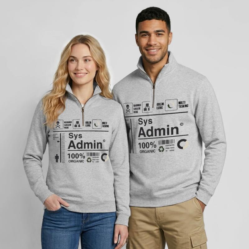 sys admin Computer Nerd pc Kit programmer Humor lo Quarter-Zip-Sweatshirt