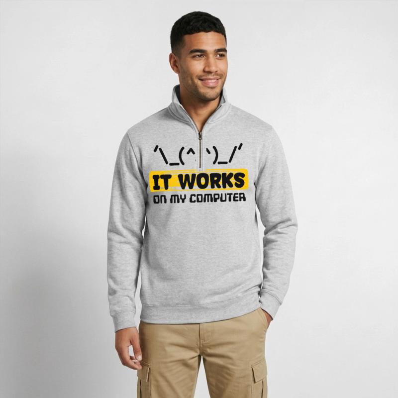 Quarter-Zip-Sweatshirt