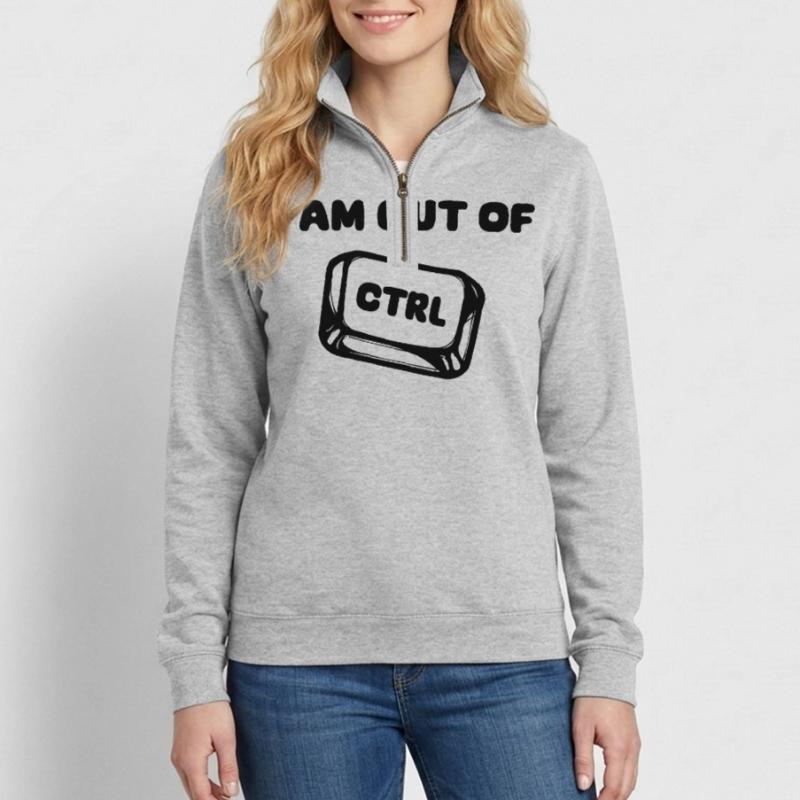 Softwareentwickler Developer Statement Code Debug Quarter-Zip-Sweatshirt