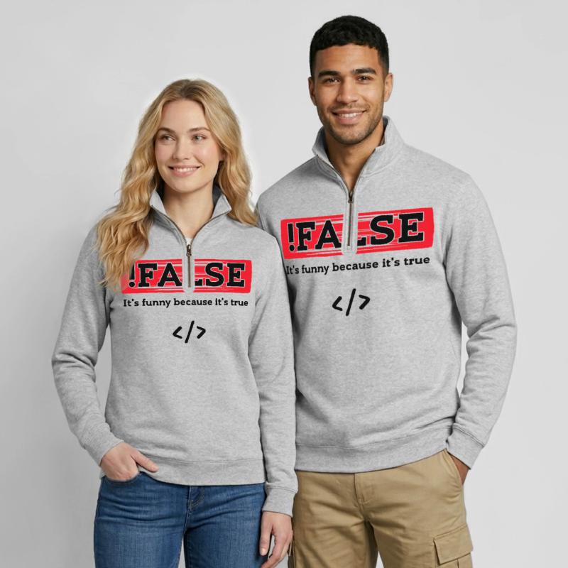 Code Debug Programmer Developer Funny Sayings Quarter-Zip Sweatshirt