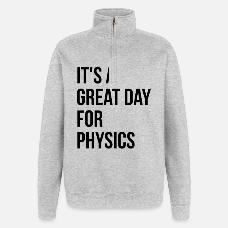 Physics - Quarter-Zip Sweatshirt - heather grey
