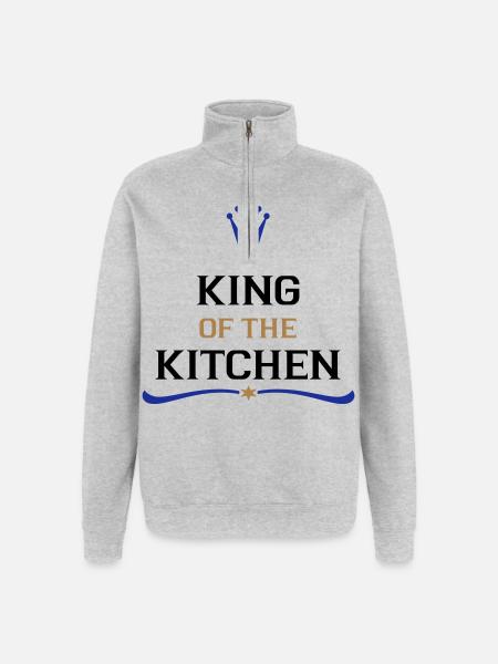 Funny Gifts for Men - Quarter-Zip Sweatshirt - heather grey
