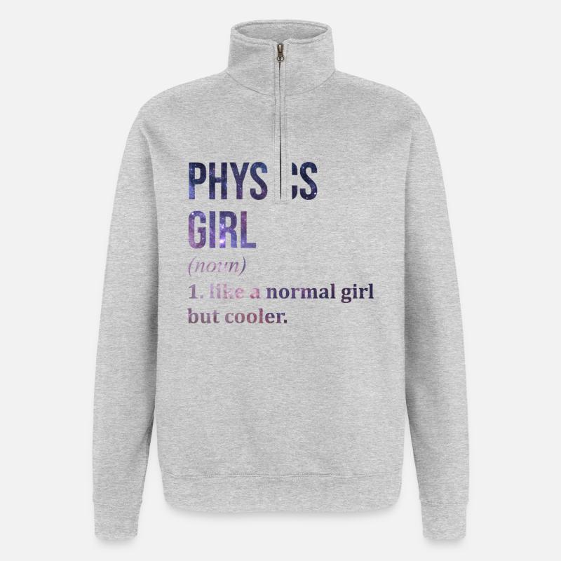 Physics - Quarter-Zip Sweatshirt - heather grey