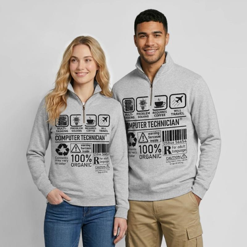 Quarter-Zip-Sweatshirt