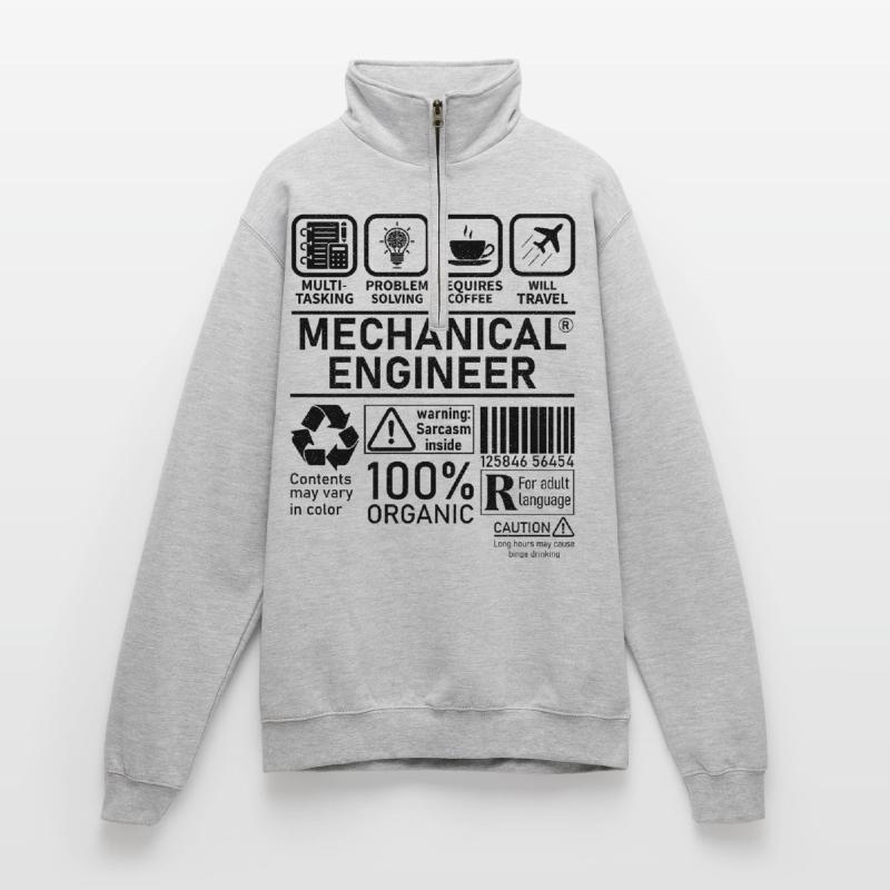 Mechanical Engineer multi tasking problem solving Quarter-Zip Sweatshirt
