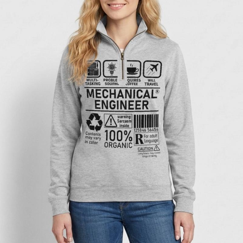 Mechanical Engineer multi tasking problem solving Quarter-Zip Sweatshirt