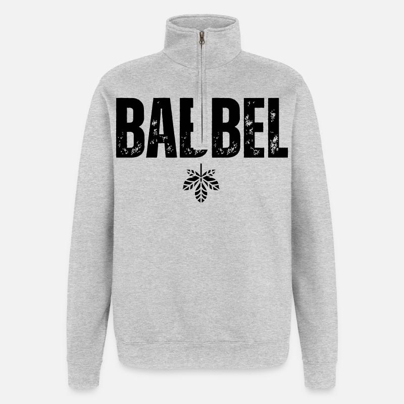 Babbel - Quarter-Zip Sweatshirt - heather grey