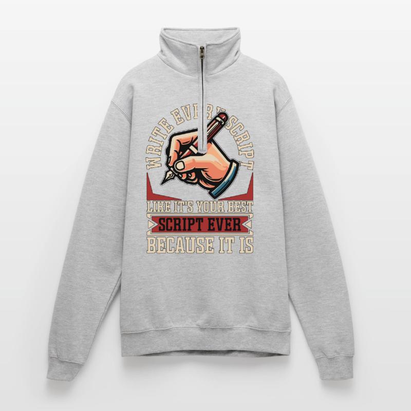 Scénariste Écrivez chaque scénario comme un script Sweat à zip 1/4