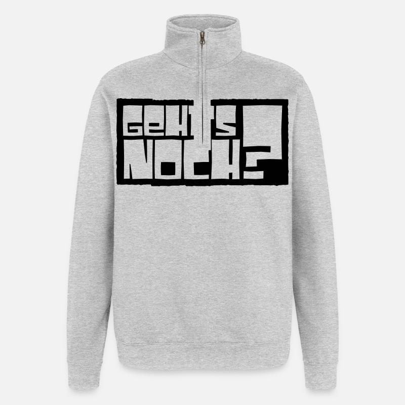 Is it still possible? - Quarter-Zip Sweatshirt - heather grey