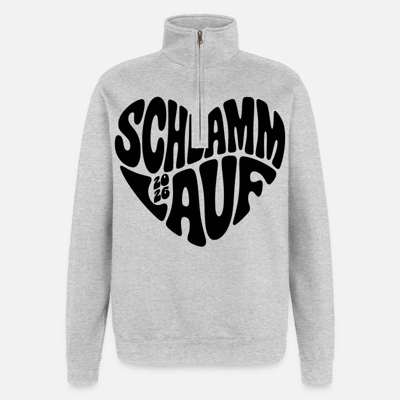 Mud Run 2026 - Mud Run 2026 - Quarter-Zip Sweatshirt - heather grey