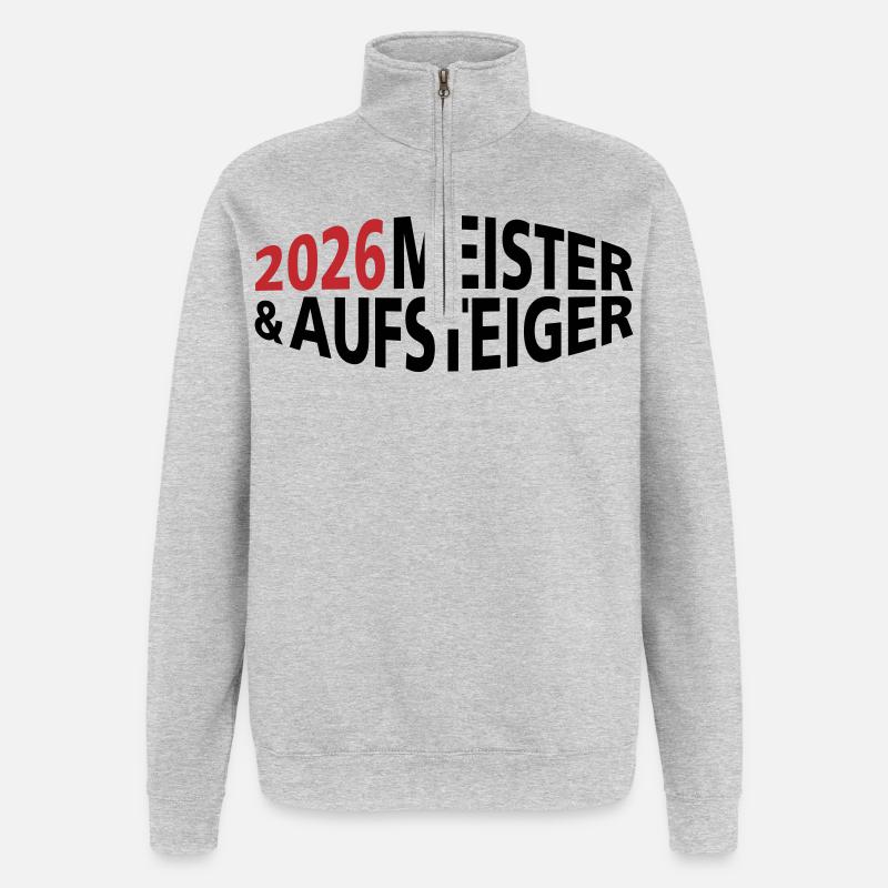 Champion and promoted team 2026 - Quarter-Zip Sweatshirt - heather grey