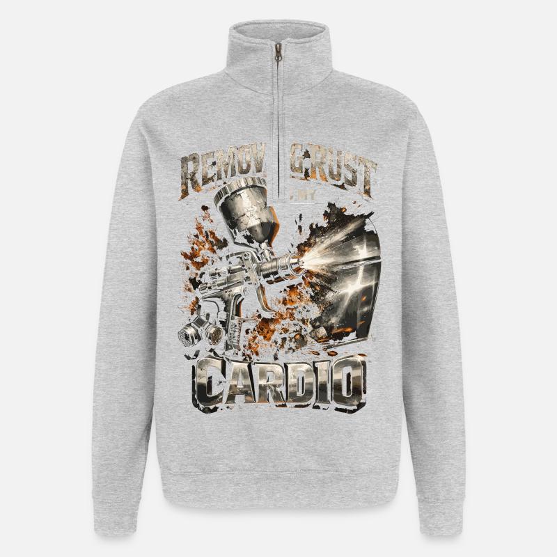 Vehicle Painter Car Painter Painter - Quarter-Zip Sweatshirt - heather grey