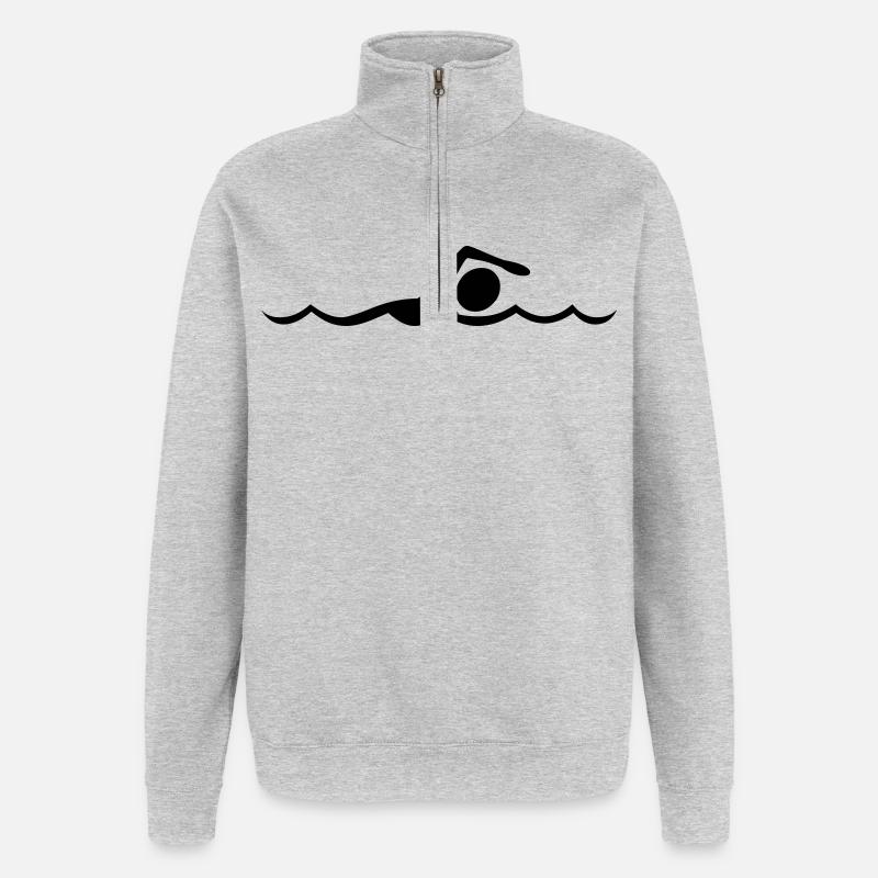 Float - Quarter-Zip Sweatshirt - heather grey