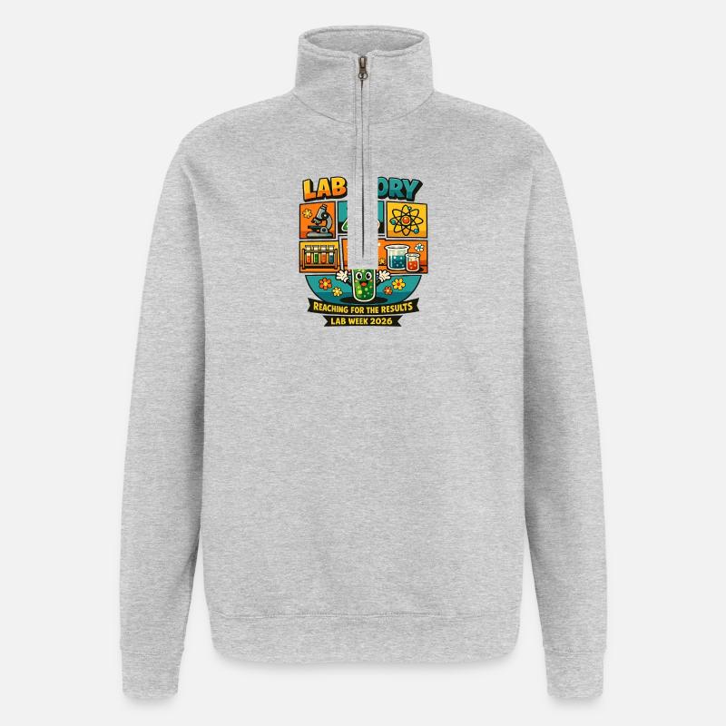 Lab Story Lab Week 2026 - Quarter-Zip Sweatshirt - heather grey