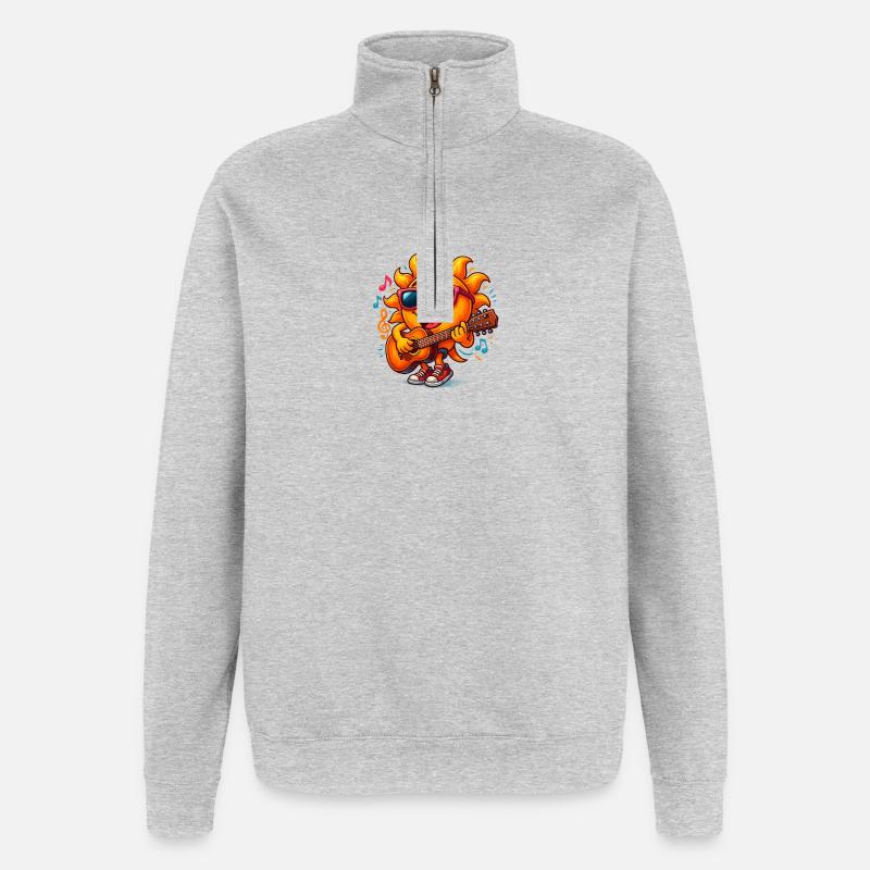 Have A Nice Day - Quarter-Zip Sweatshirt - heather grey