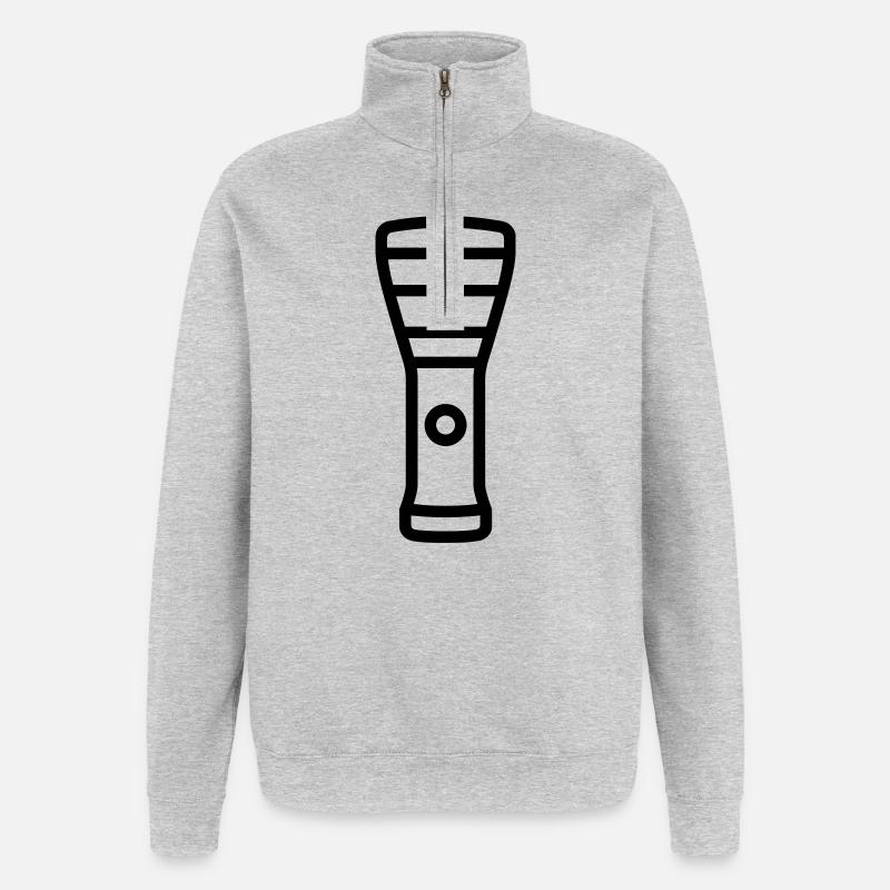 Flashlight - Quarter-Zip Sweatshirt - heather grey