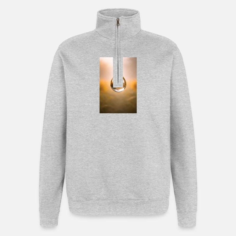 Transcendence - Quarter-Zip Sweatshirt - heather grey